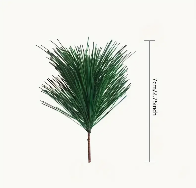 24 pieces premium quality lifelike artificial pine needle branches