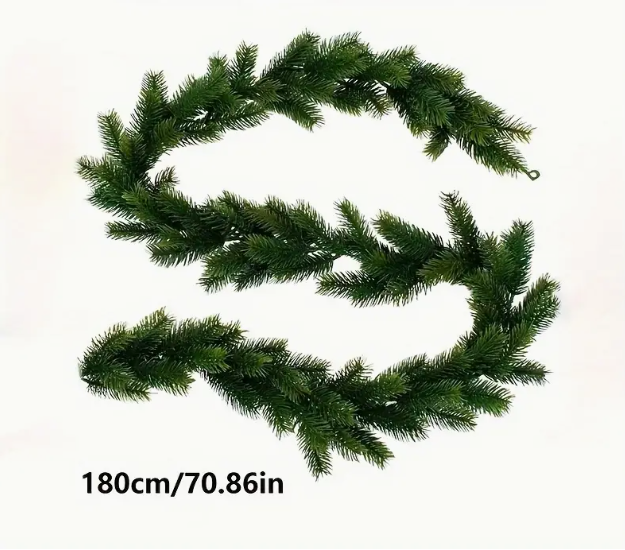 Classic Christmas greenery garland