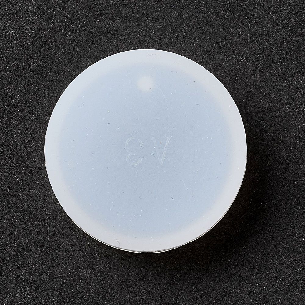 Flat round pendant mold