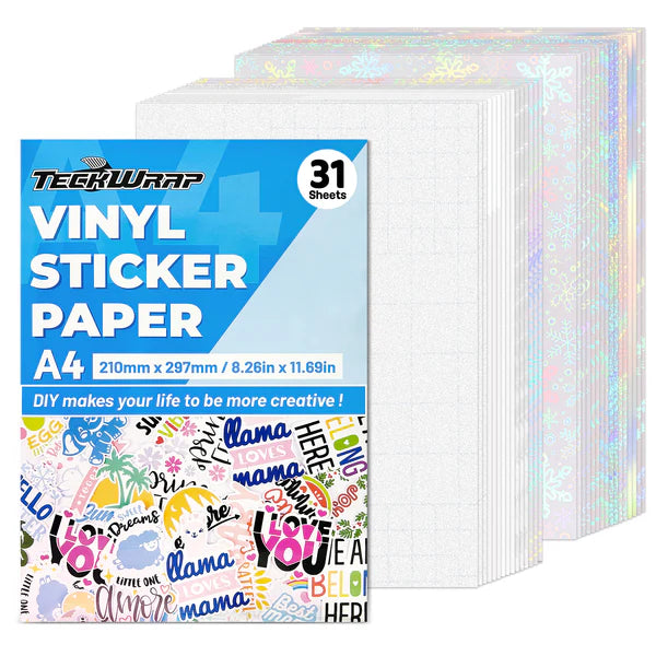 TeckWrap beginner packs for printable sticker vinyl (3 options)