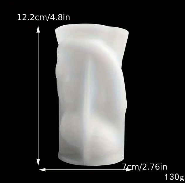 Silicon couple candle mold