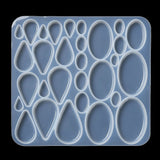 Geometrical flat shape cabochon mold range