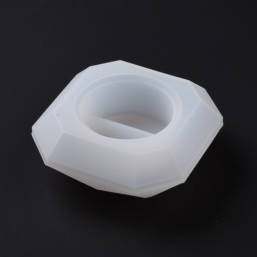 Octagon candle holder mold