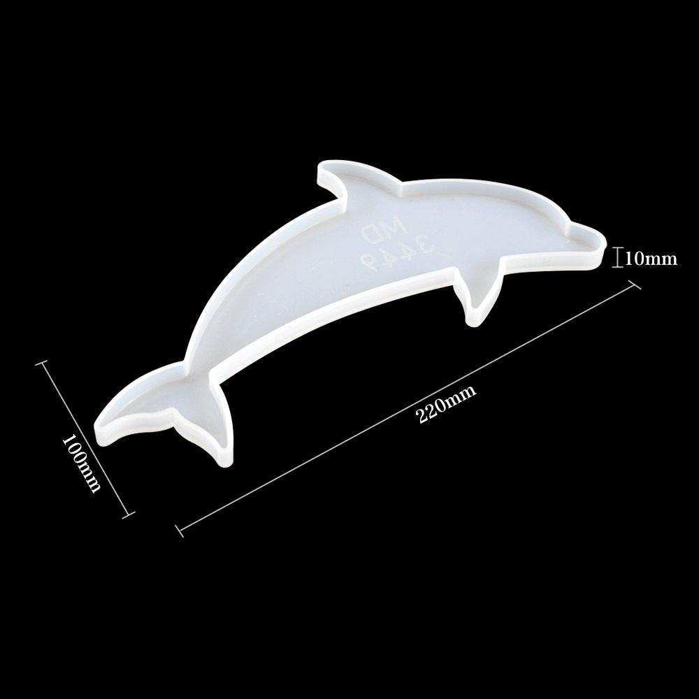 Dolphin shape cup mat mold