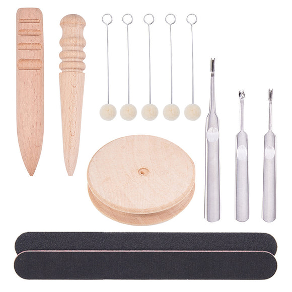 Leather grinding and trimming set (13 pieces)