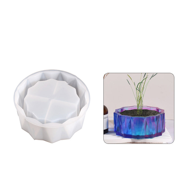 Polygon vase mold