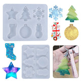 Christmas pendant mold (6 shapes)