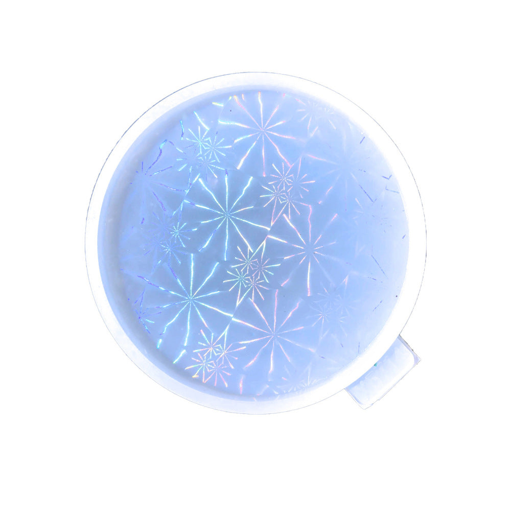 Holographic style coaster mold range