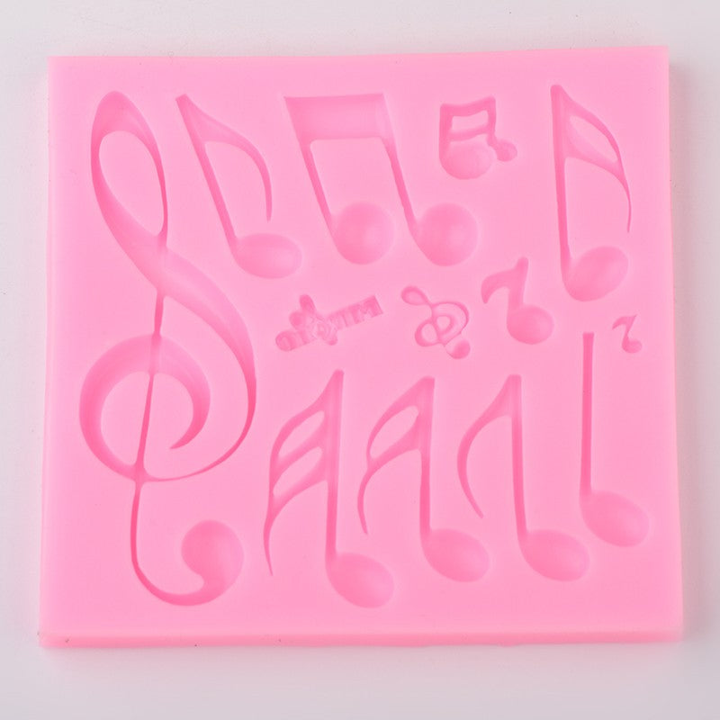 Music note design mold