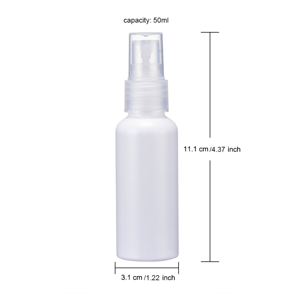 Plastic mist spray bottle 50ml with cap