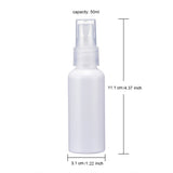 Plastic mist spray bottle 50ml with cap