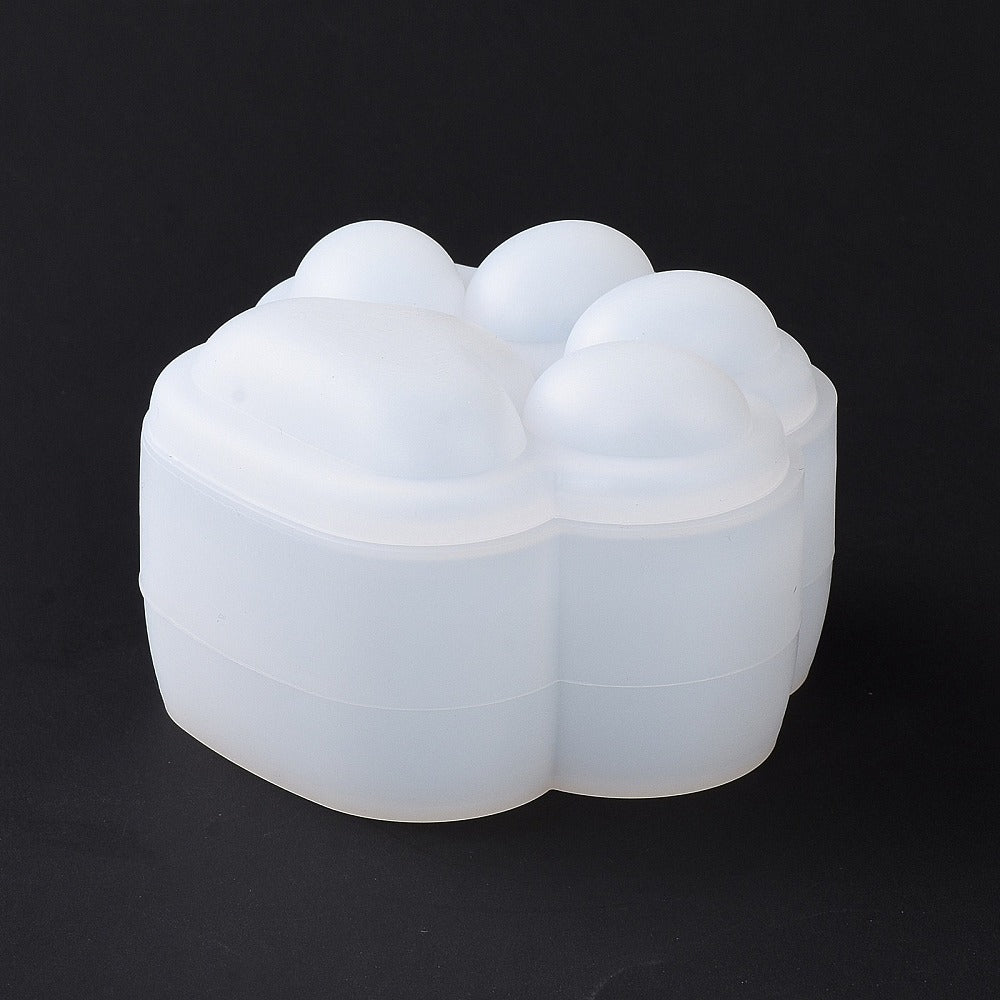 Cat paw print storage box (2 parts)