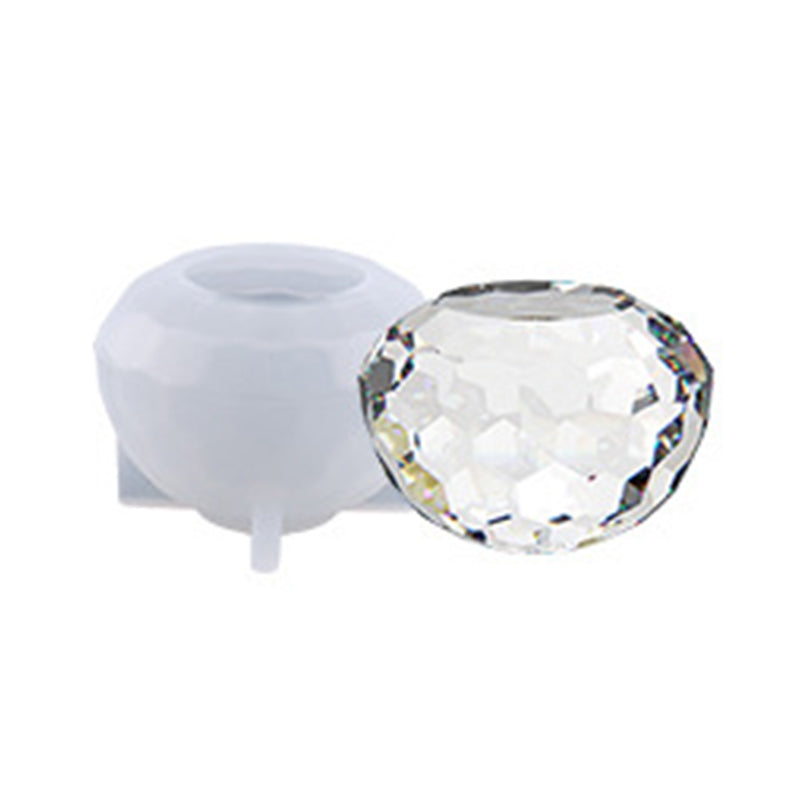 Barrel/Faceted rondelle/Diamond wine bottle stopper head mold range