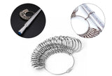 Silver alloy ring sizers