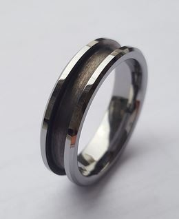 Tungsten 6mm inlay ring core