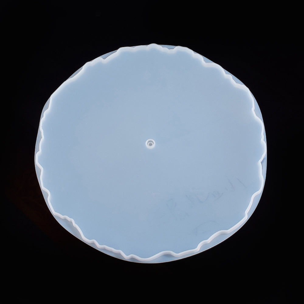 Flat irregular sides round tray range