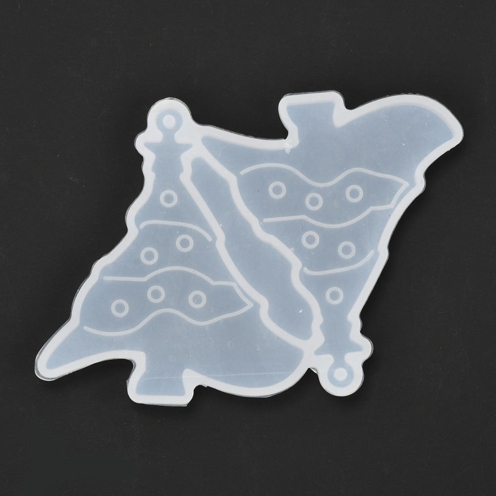 Christmas tree theme pendant mold