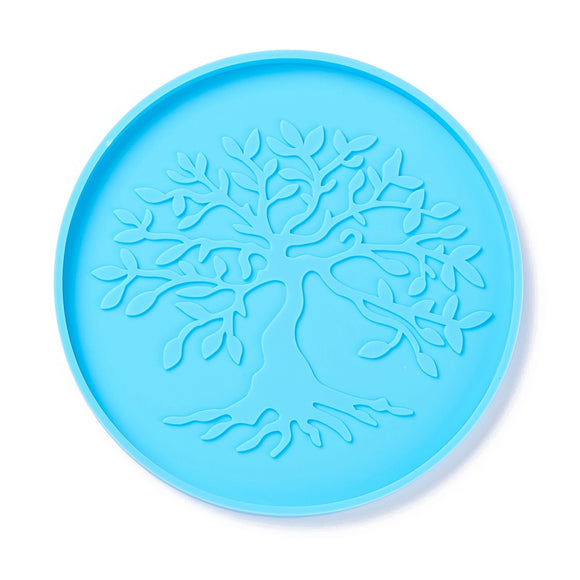 Tree of life cup mat