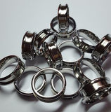 Premium inlay ring 8mm stainless steel core