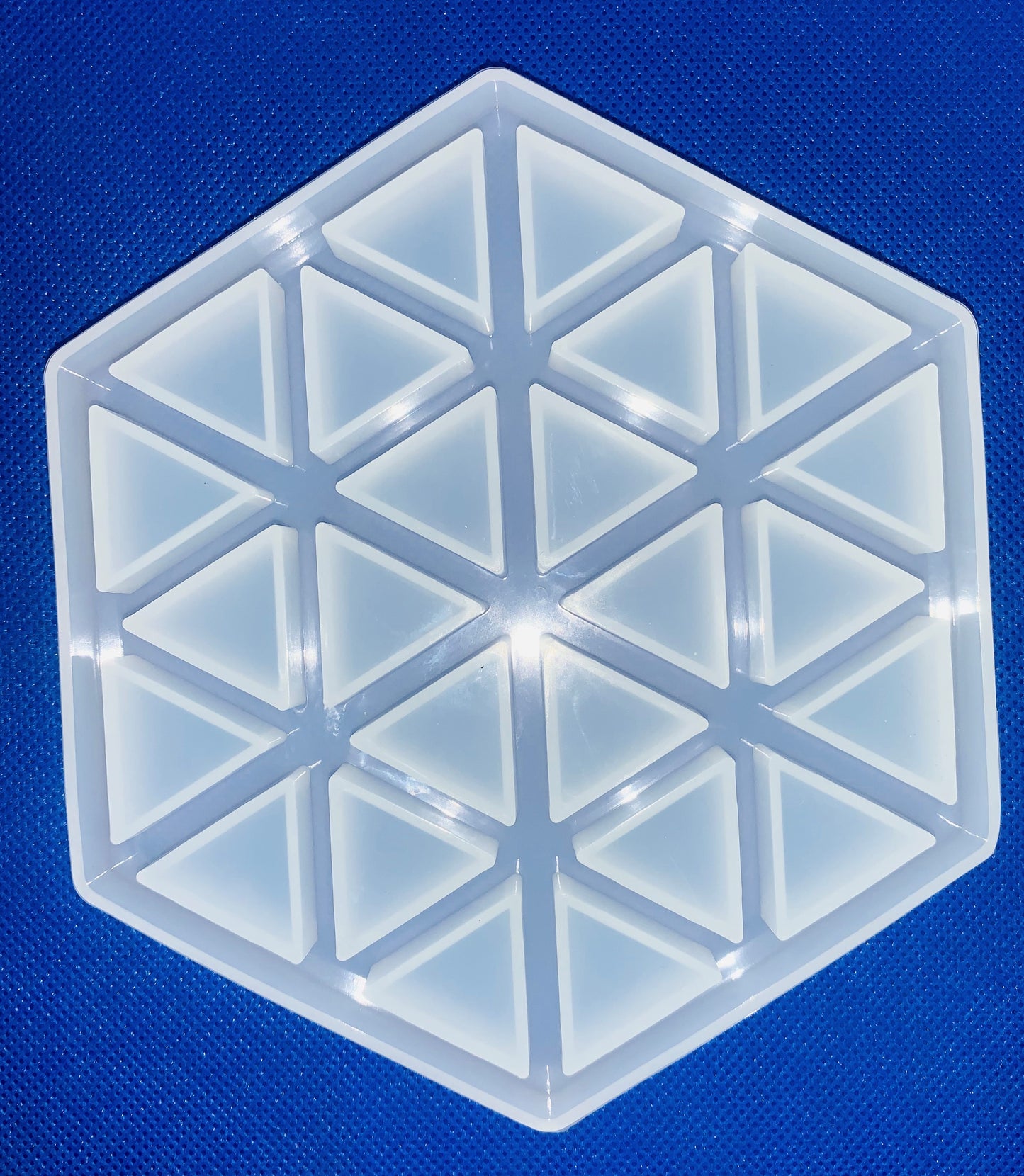 Hexagon stripe coaster