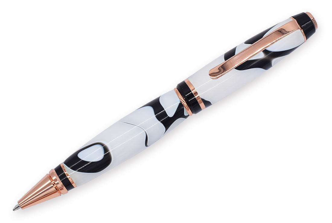 Cigar twist rollerball pen kit