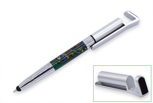Phone stand stylus pen kit