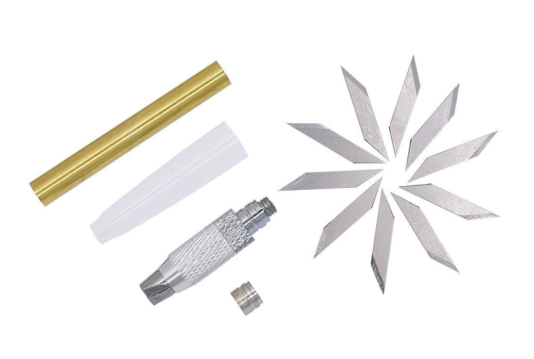 Chrome precision cutting kit (craft knife)