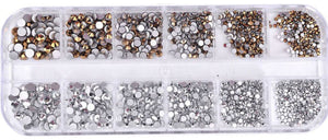 Glass rhinestone inclusion sets
