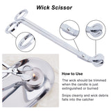Wick trimmer for candles