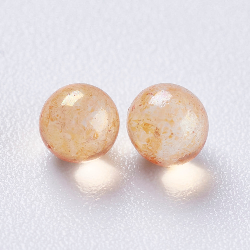 Transparent glass seed beads 50g