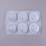 Words of love and peace half round tray mold