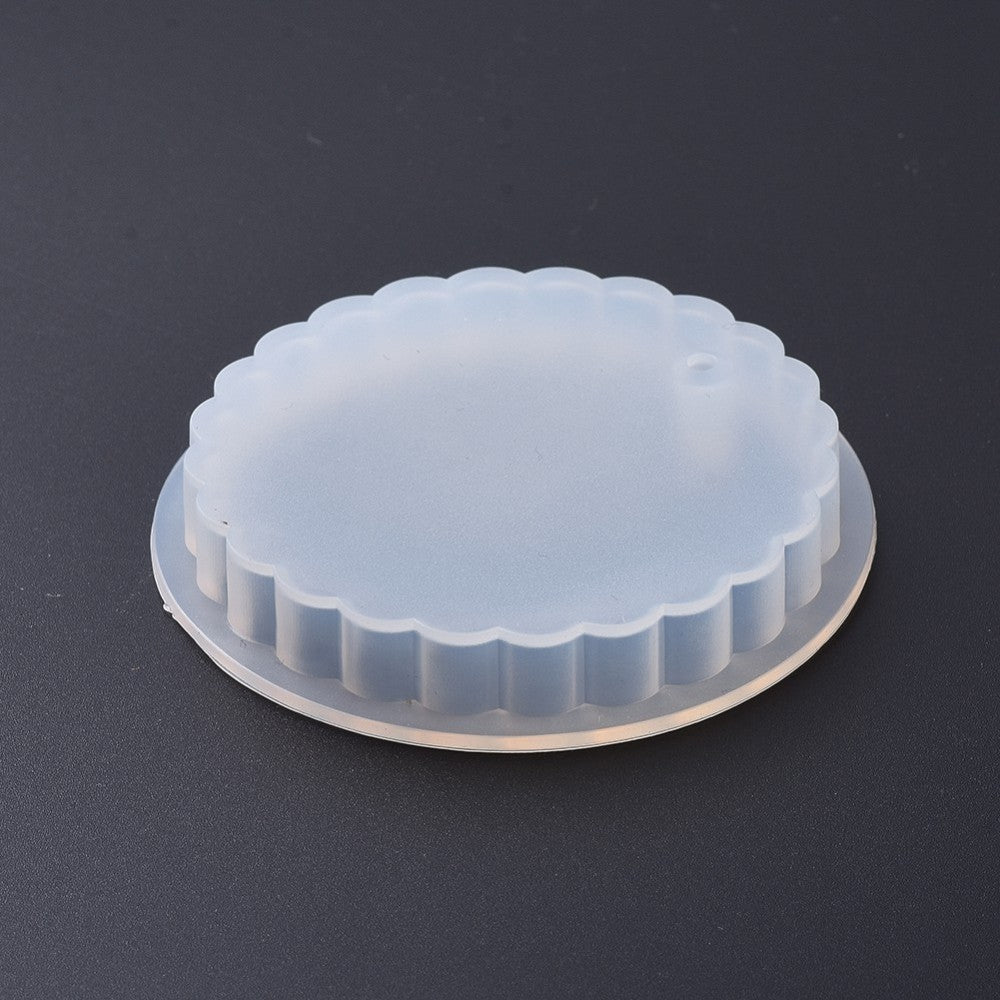 Round rippled side pendant mold