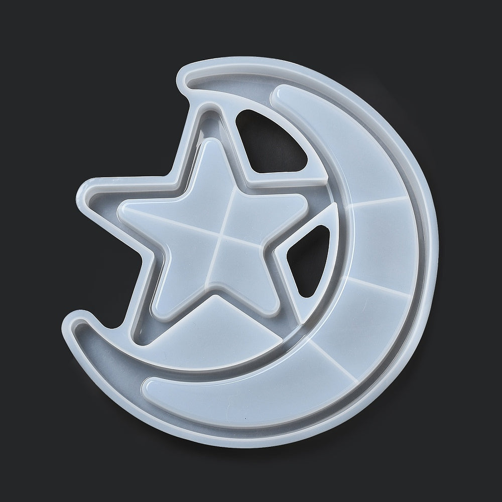 Moon with star extra-large tray mold