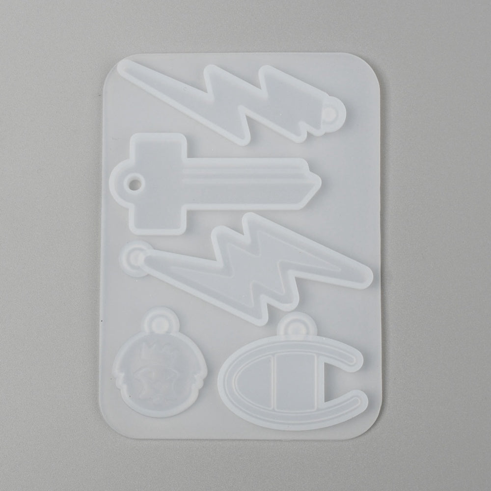 Pendant mold 5 shapes