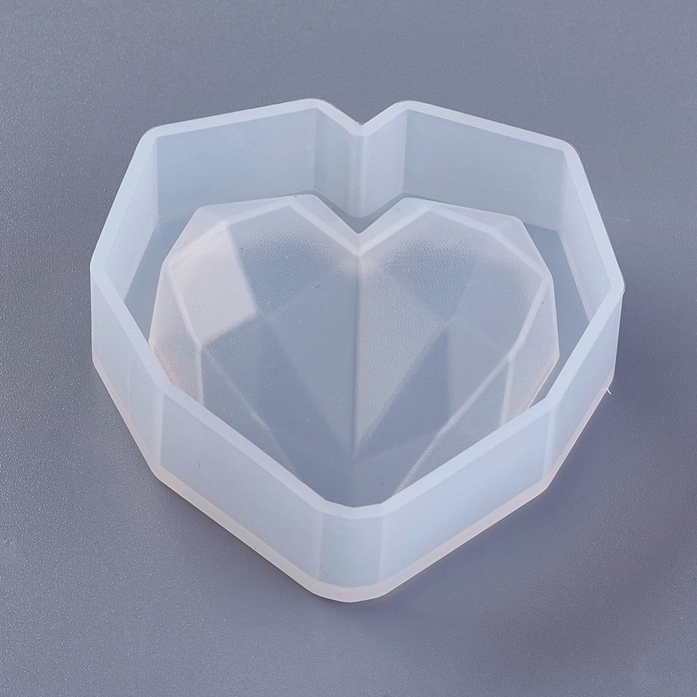 Heart faceted mold range