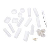 Mixed shapes mold set for jewelry making (17 pieces)