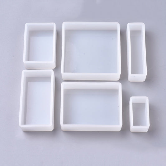 Cuboid silicon molds 6 pieces/set