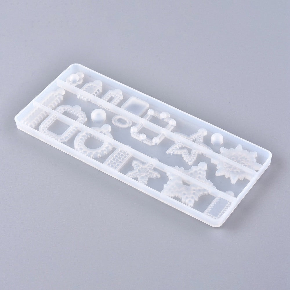 Mixed shapes pendants silicon mold