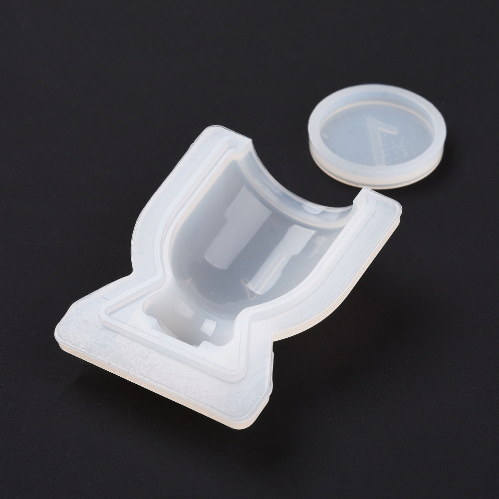 Refillable bottle silicon molds