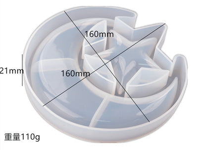 Half-moon with star silicon mold