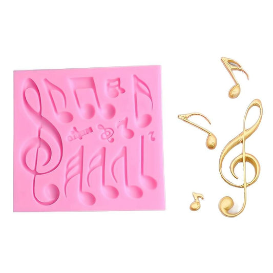 Music note design mold