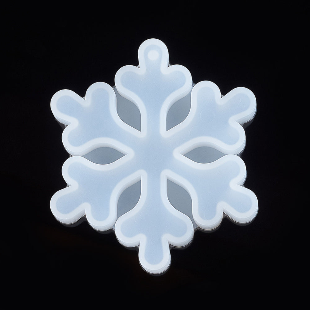 Snowflake pendant silicon mold