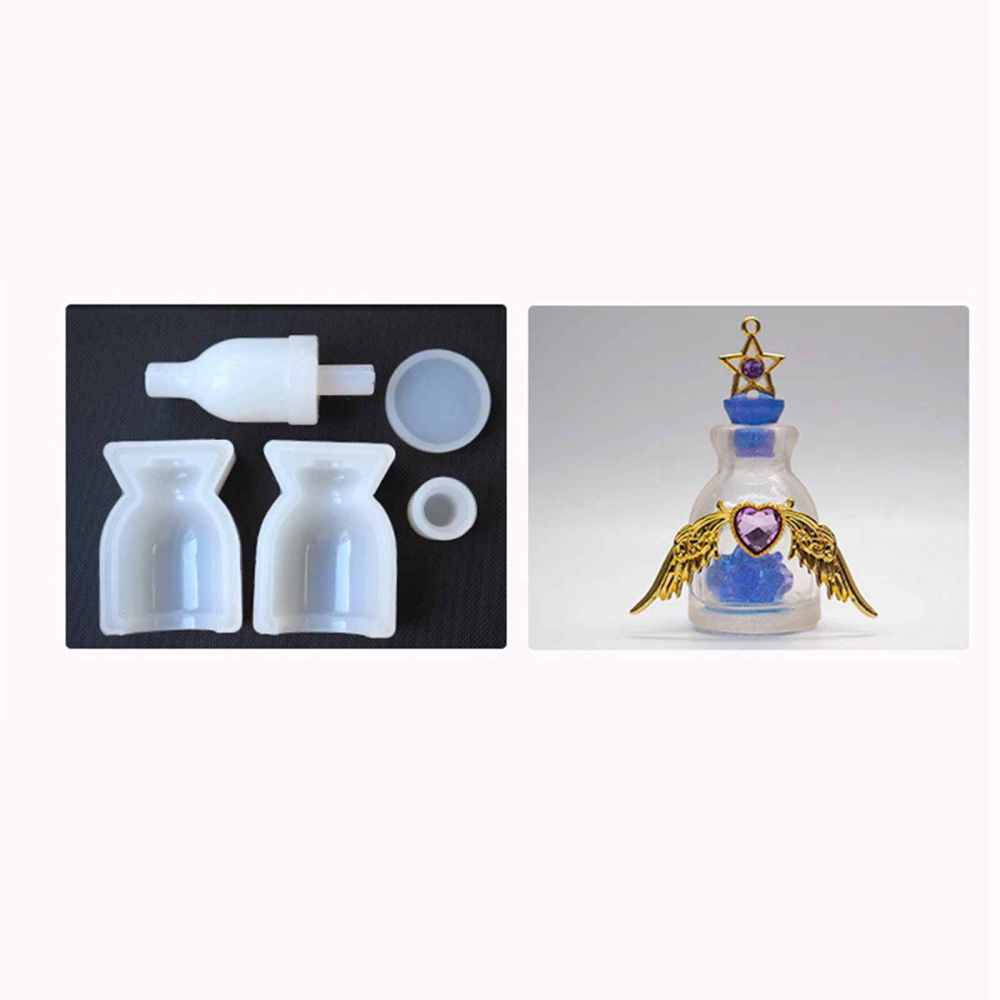 Refillable bottle silicon molds