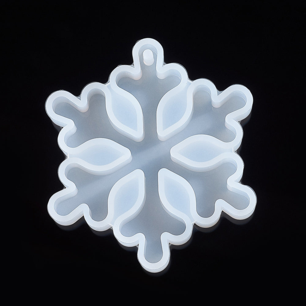 Snowflake pendant silicon mold