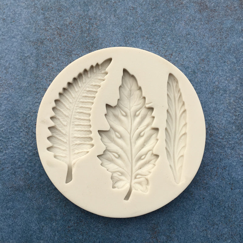 Leaf antique white food grade silicon mold