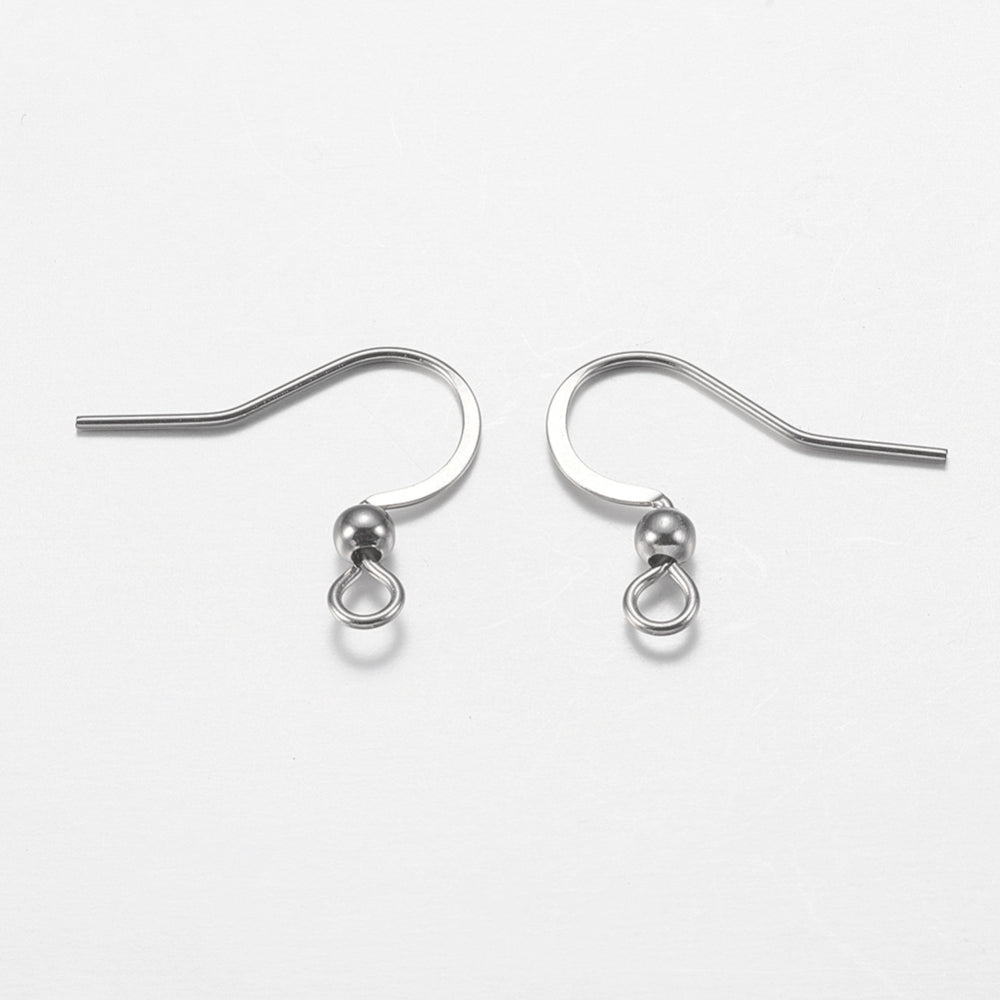 316 surgical stainless steel earring hooks range (pair of 2)