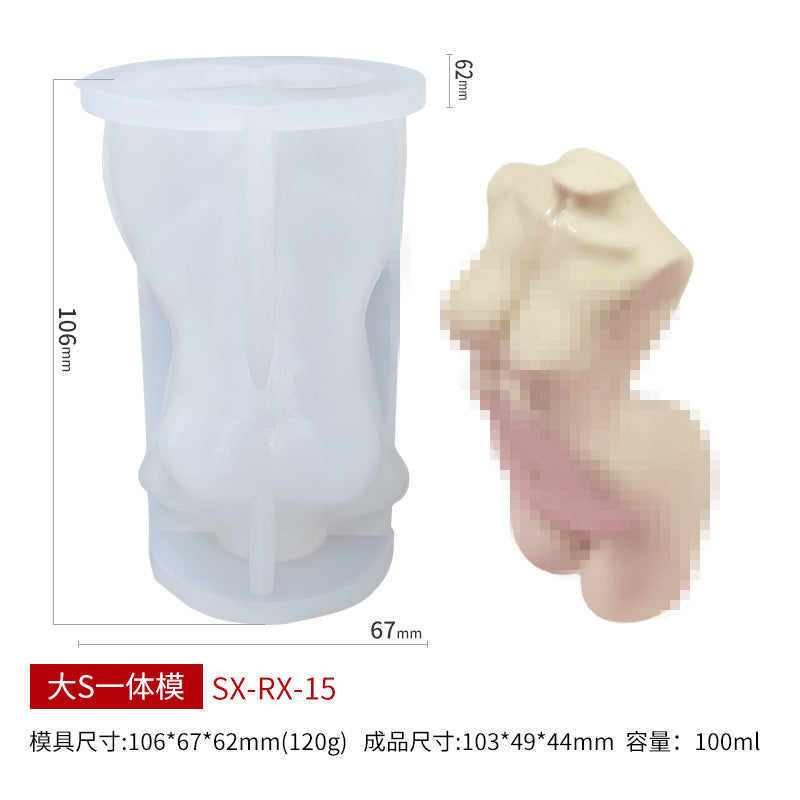 Female body silicon mold