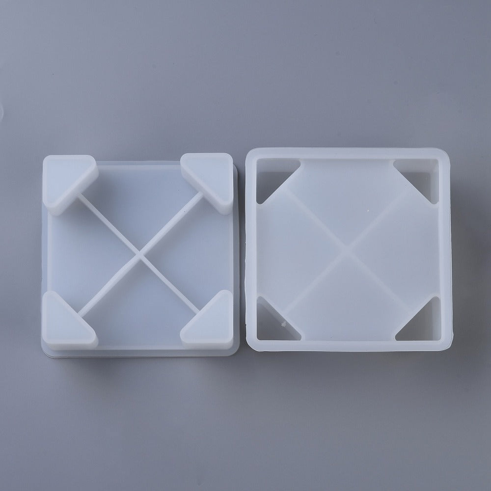 Square storage box silicon mold