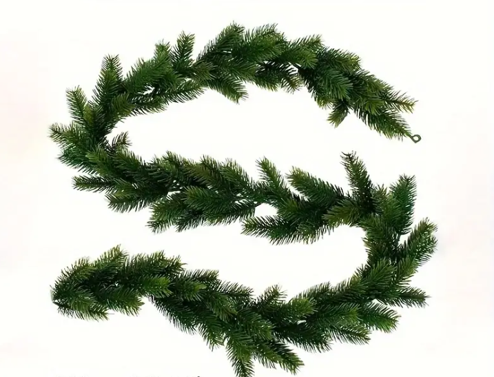 Classic Christmas greenery garland