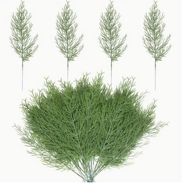 Christmas artificial tree branches selection
